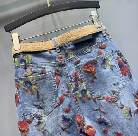 Floral Ease Harem Jeans