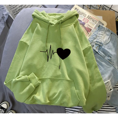 Women's Plus Velvet Hoodie