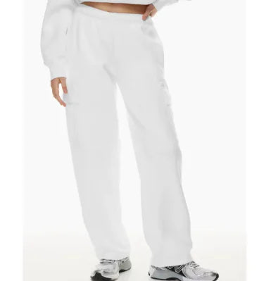 High Waist Wide-leg Ankle-length Pants