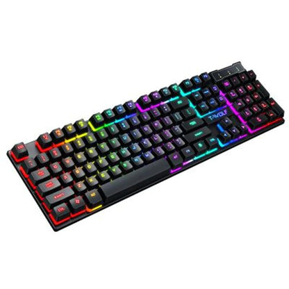 RGB USB Wired Gaming Keyboard with Floating Keys