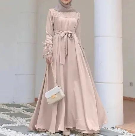 Abaya Hijab Dress with Sleeves