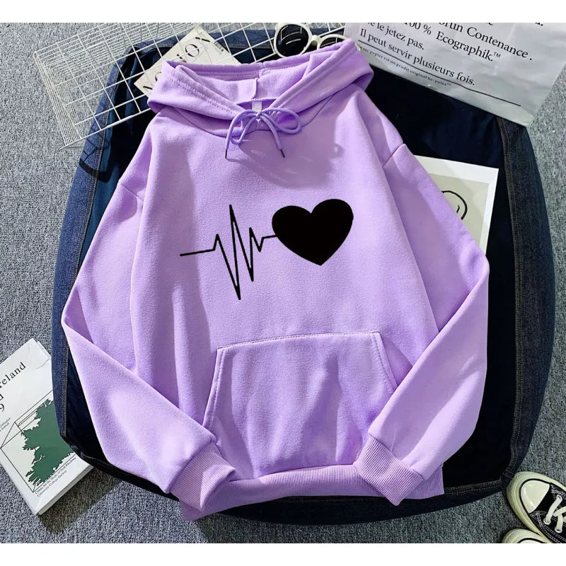 Women's Plus Velvet Hoodie