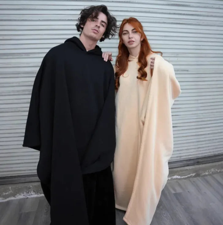 Woolen Loose Cape Tops For Men And Women