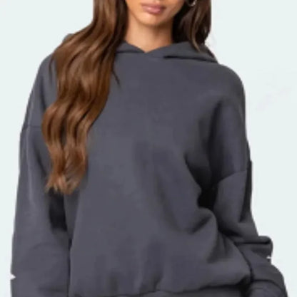 Fleece-Lined Sports Hoodie Set