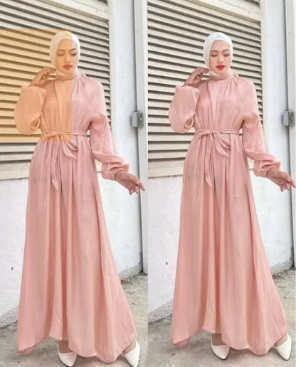 Abaya Hijab Dress with Sleeves