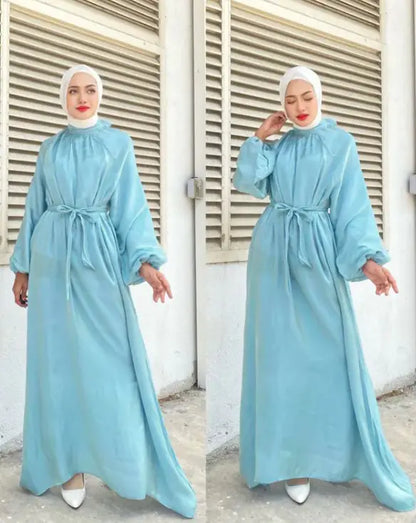 Abaya Hijab Dress with Sleeves