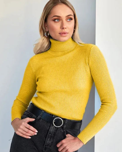 Women's Knitwear Turtleneck Pullover