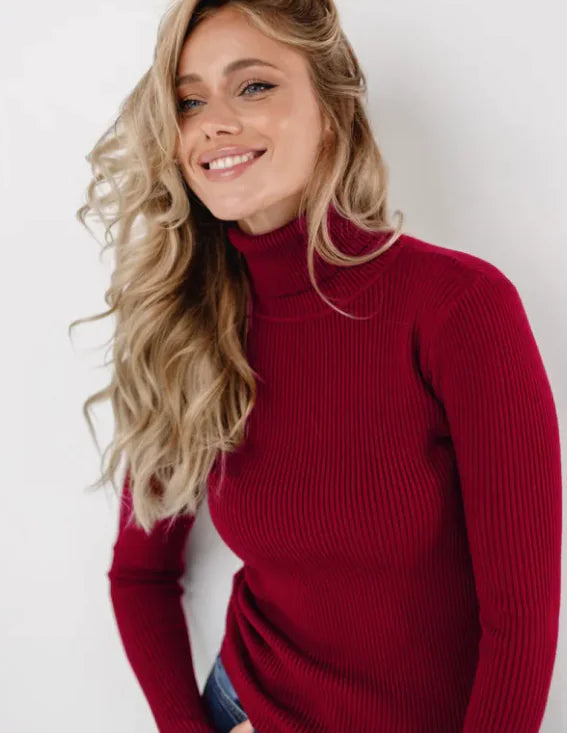 Women's Knitwear Turtleneck Pullover