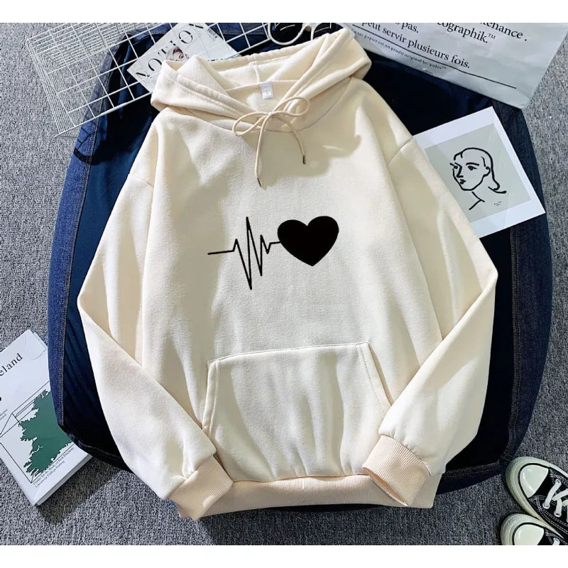 Women's Plus Velvet Hoodie