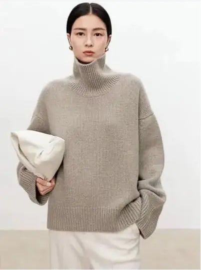 Woman's Cashmere Turtleneck Sweater