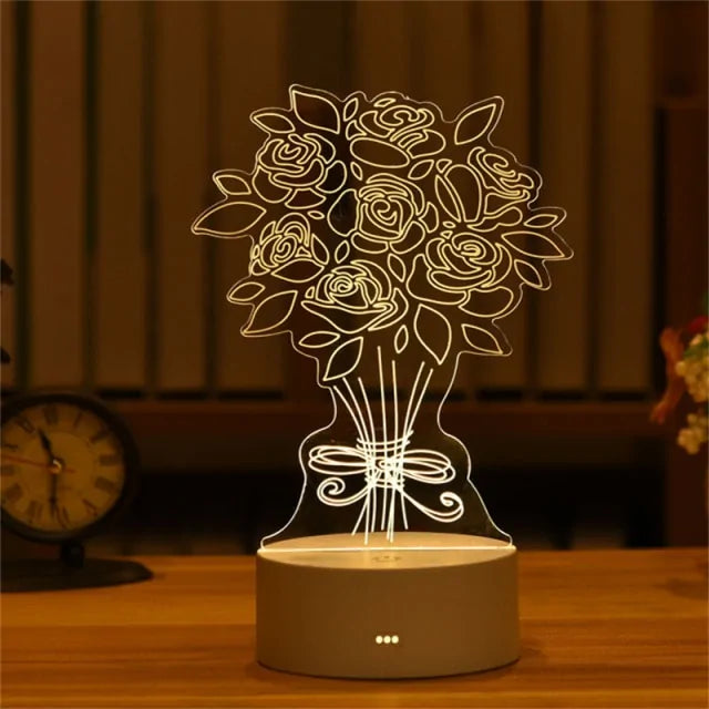 Romantic 3D Lamp