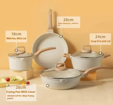 Stone Non-stick Pan Pot Set