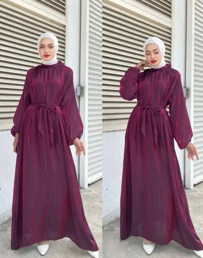 Abaya Hijab Dress with Sleeves