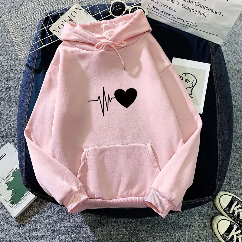 Women's Plus Velvet Hoodie