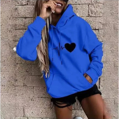 Women's Plus Velvet Hoodie