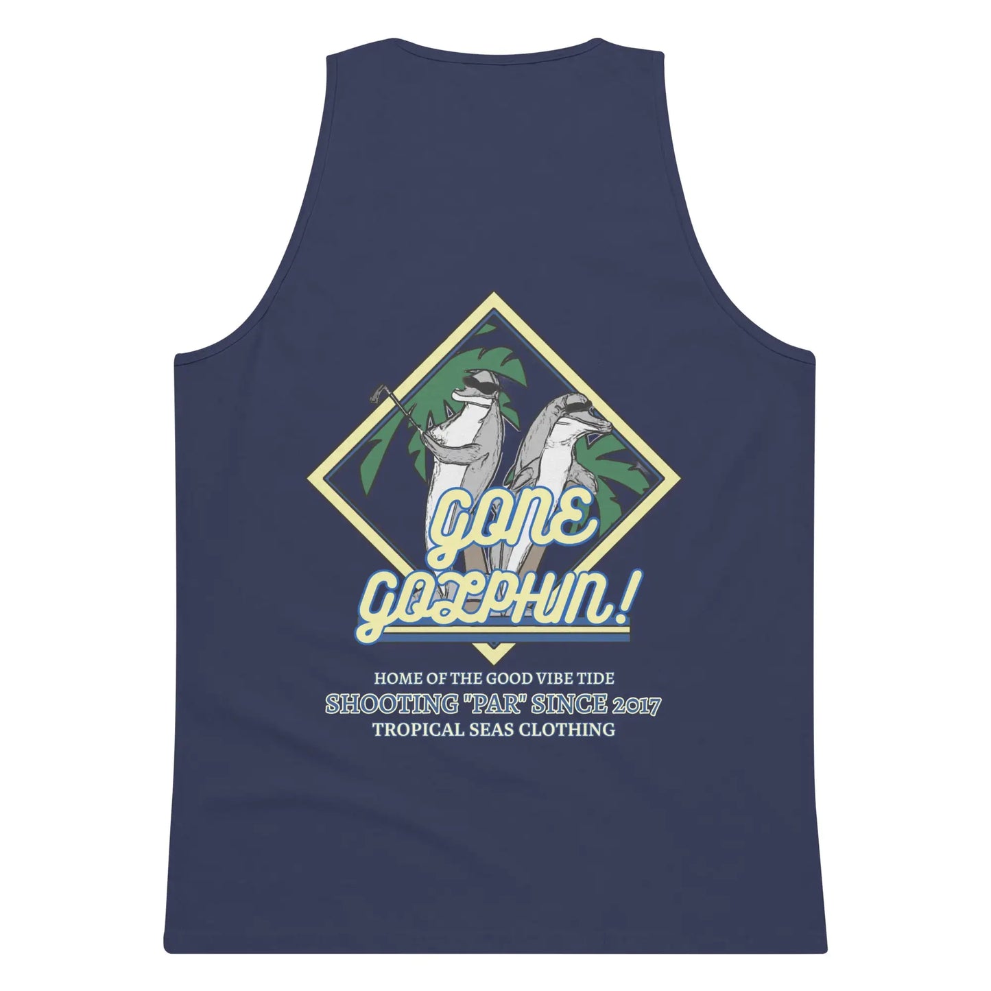 Men’s Premium Gone Golphin Tank Top